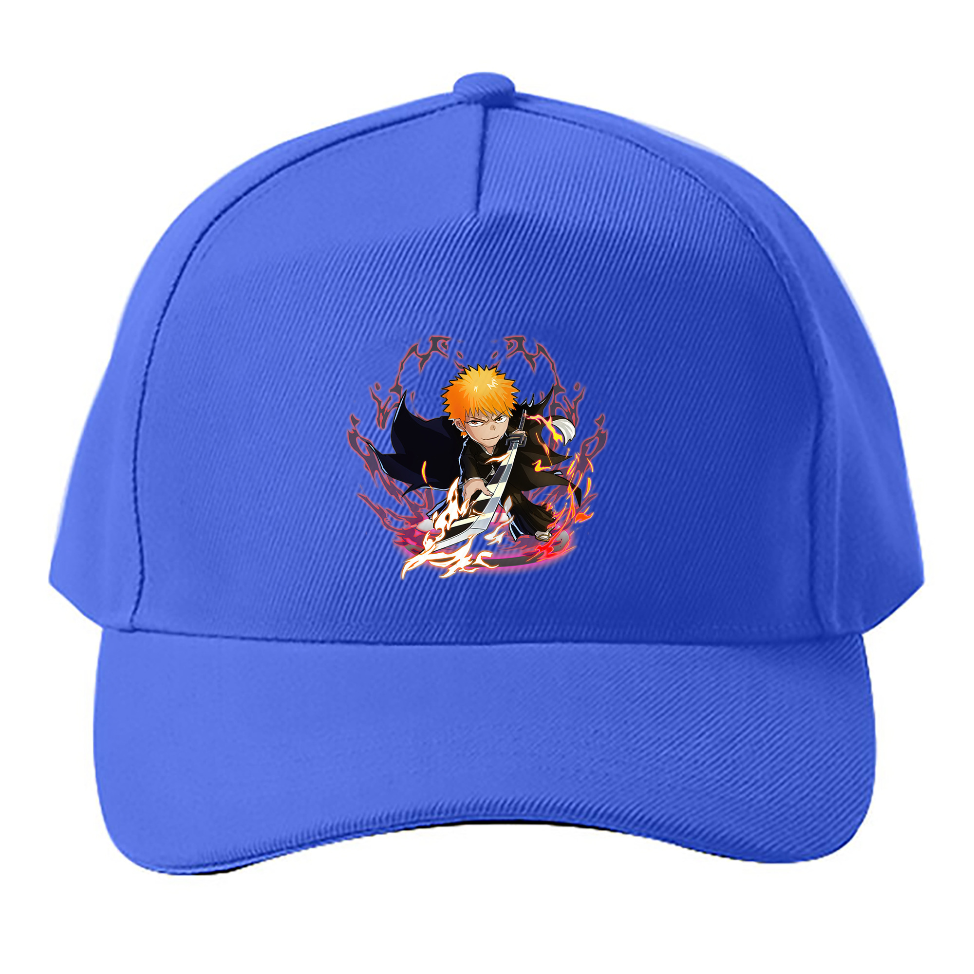 （画像用） ブリーチ 黒崎一護（くろさき いちご）BLEACH Kurosaki Ichigo ベースボールキャップ 綿100％ 男女兼用 帽子 スポーツ